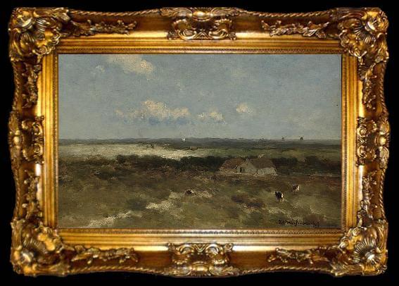 framed  Jan Hendrik Weissenbruch Duinlandschap, ta009-2